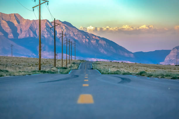 istock Amazing mountain and sky viewed from Highway 68 1080652118