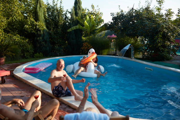 istock Social Seniors Pool Fun 1080652998
