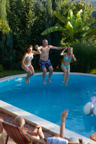 istock Social Seniors Pool Fun 1080653286