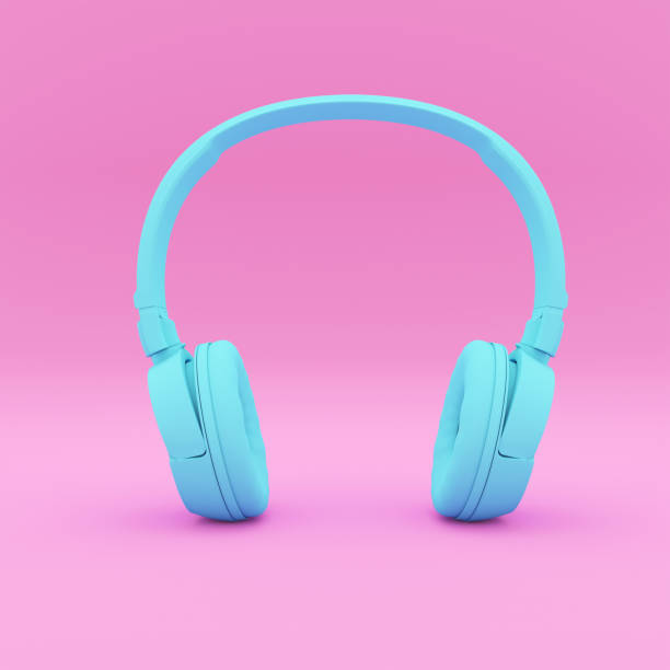 istock Modern Headphones two tone color. 1080657658