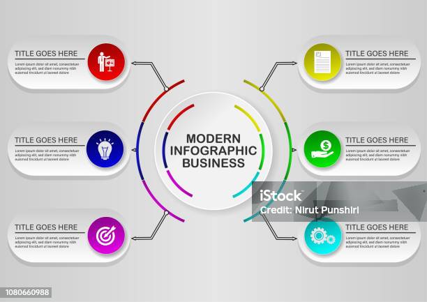 Business Problem Visualization Business Data Visualization Process Chart Abstract Elements Of Graph ...