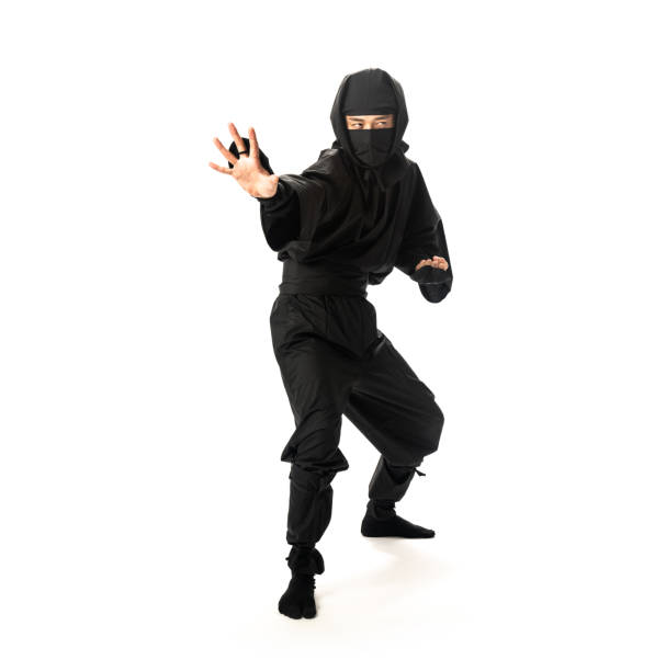 japanese ninja concept. - ninja imagens e fotografias de stock