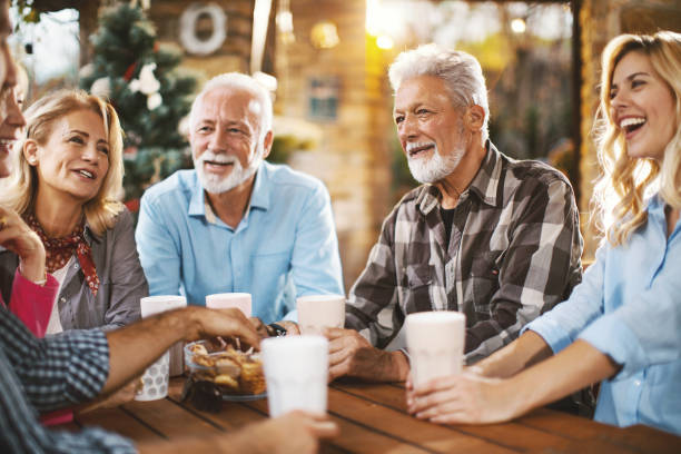 istock Christmas family reunion. 1080670600