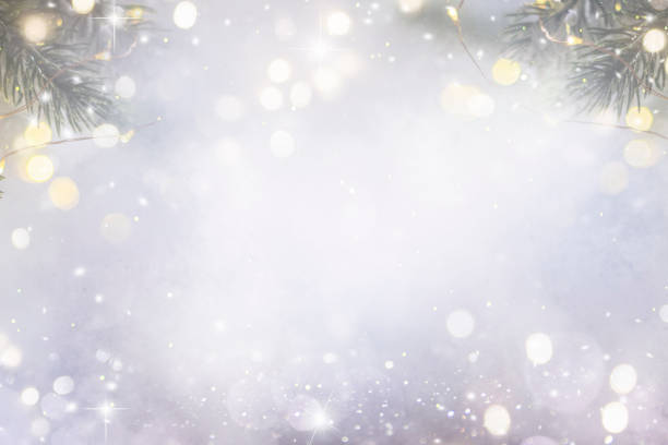 istock Holiday background with christmas tree 1080674452