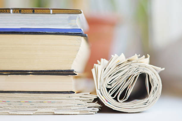istock Newspapers and books 1080691844