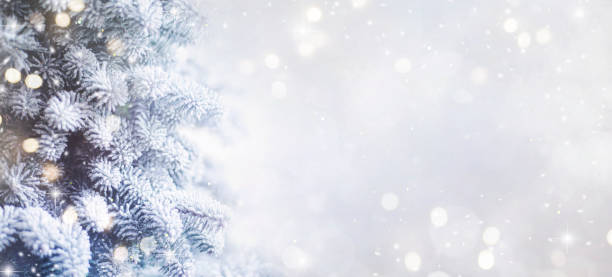 istock Holiday background with christmas tree 1080697078