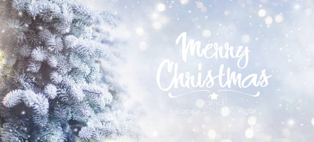 istock Holiday background with christmas tree 1080697234