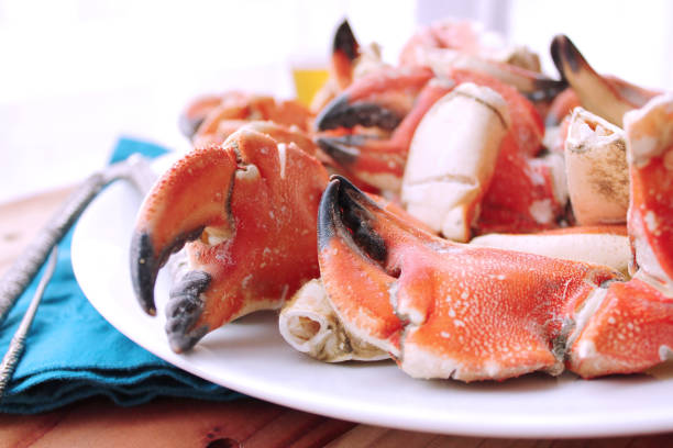 istock Seafood. Crab cooked and served on a dish 1080701158