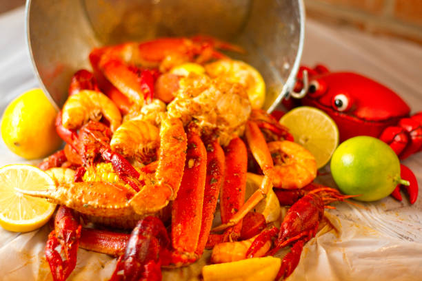 istock Seafood. Crab cooked and served on a dish 1080701370