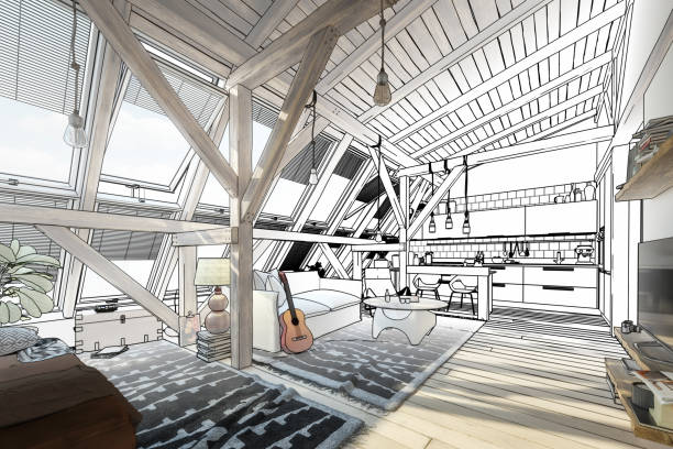 istock My place under the roof 01 (project) - 3d illustration 1080708244