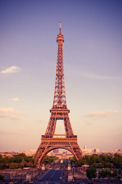 istock View on Eiffel Tower at sunset, Paris, France 1080718930