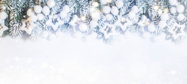 istock Holiday background with christmas tree 1080719814