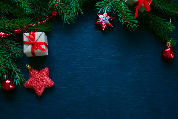istock Merry Christmas and Happy New Year Background 1080731506