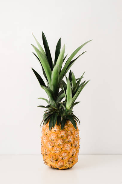 istock Ananas isolated on the white background 1080738530