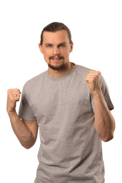 istock Happy attractive caucasian guy isolated on white 1080739098