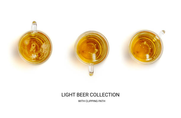 istock Glass of Beer Top View 1080741066