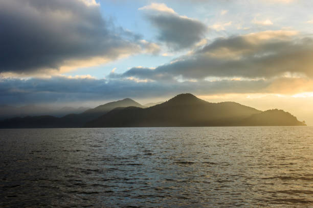 istock The charming scenery of lugu lake 1080744738