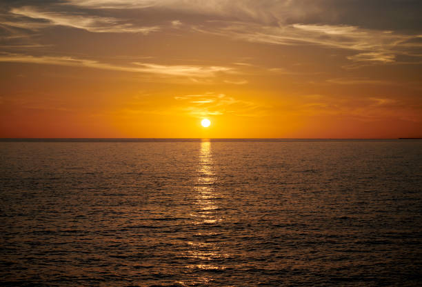 istock Sunset over the sea 1080744778