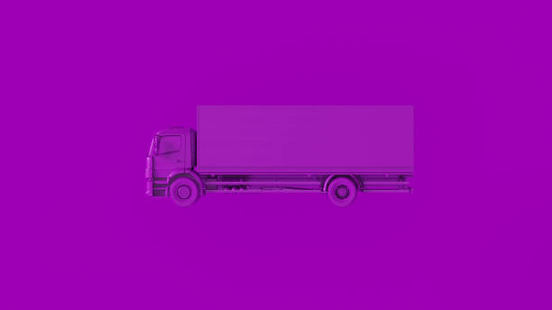 istock Purple Truck 1080747452