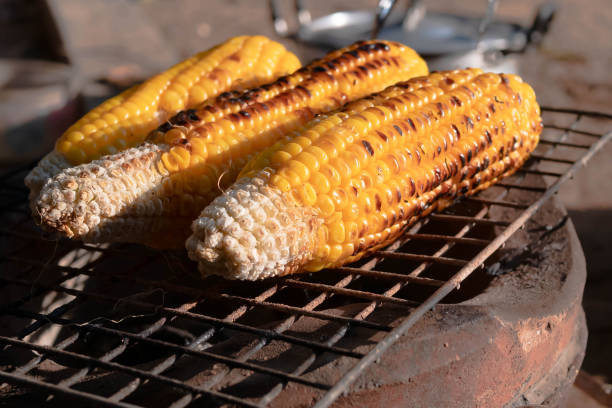 istock Close up corns on the stove charcoal 1080760146