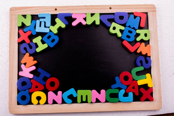 istock Colorful Letters made of wood 1080764496