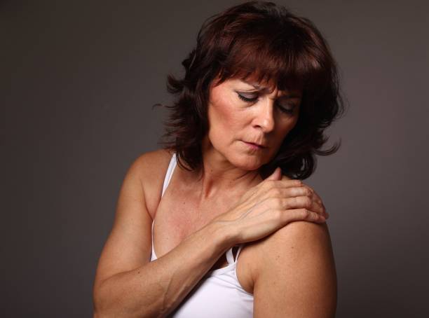 istock Beautiful woman with pain 1080764828