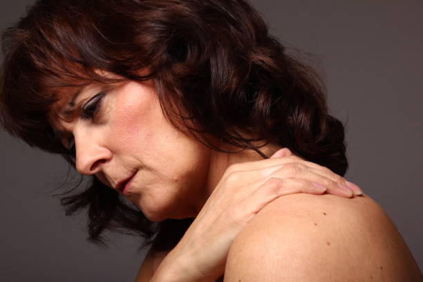 istock Beautiful woman with pain 1080764912