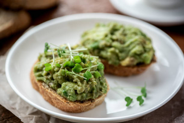 istock Toast with avocado and microgreens. 1080773868