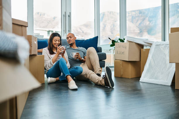 istock Enjoying a much-needed coffee break after all that moving 1080782626