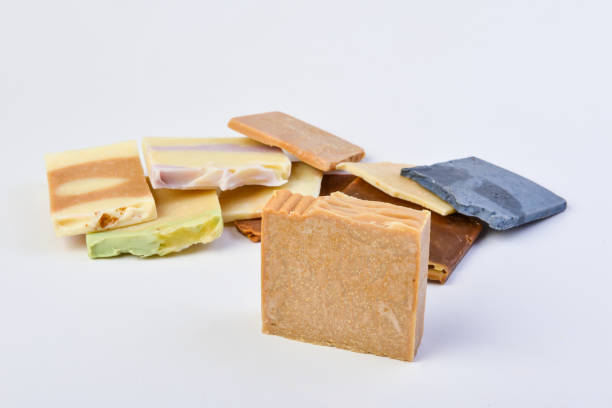 istock Sulfur soap. Hand made soaps. Organic soaps. 1080786582