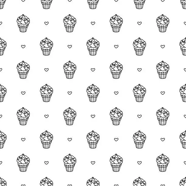 Vector illustration of Seamless pattern  PRINCESS 0093