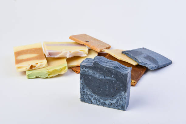 istock Activated carbon soaps Hand made soaps. Organic soaps. 1080797114