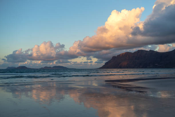 istock Canary Islands, Lanzarote, Graciosa island view 1080803552