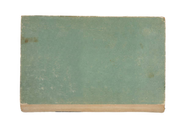 istock Old green book isolated on white background. 1080805158
