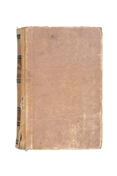 istock An old brown book is isolated on a white background. 1080805162