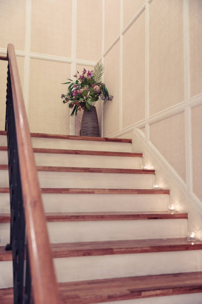 istock Indoor stairs where the vase was placed 1080808262