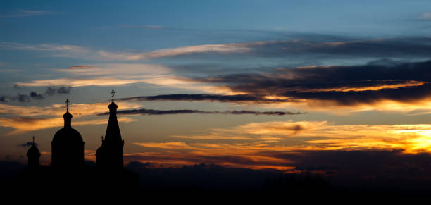 istock Church on the background sunset 1080814826