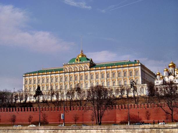 istock Grand Kremlin Palace from across the Moscow River 1080833616