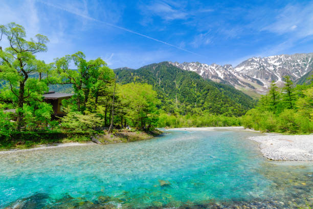 istock Taishoike pond Hotaka mountain range in Kamikochi, Japan 1080842514