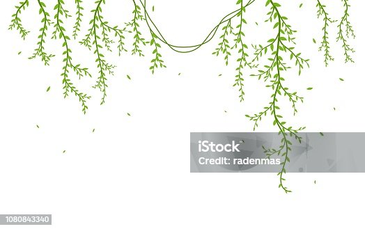 istock Beautiful tree branch with birds silhouette background for wallpaper sticker 1080843340