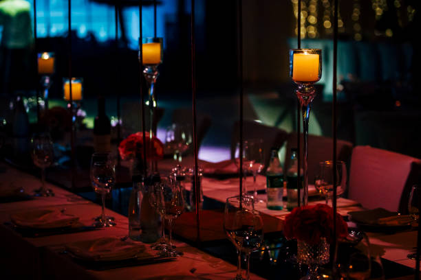 istock Preparation for Christmas  dinner and new eve dinner. Luxury design for a new year celebration. 1080847154