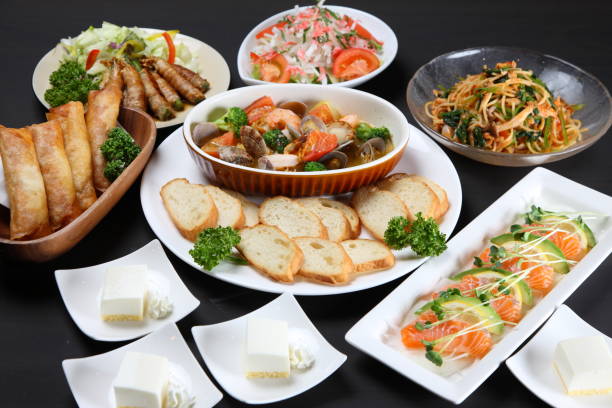 istock various dishes of Japanese Izakaya menu 1080863132