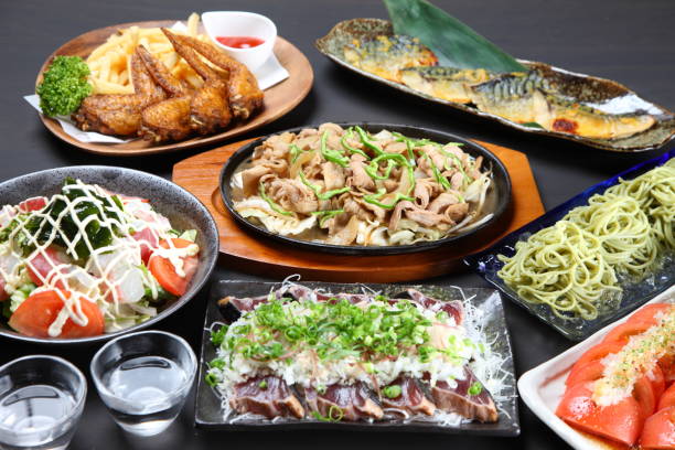 istock various dishes of Japanese Izakaya menu 1080863150