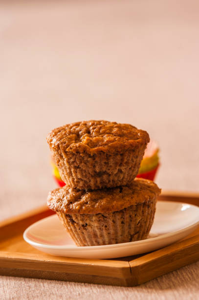 istock Tasty cupcake on table in kitchen 1080864386