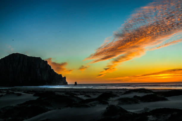 istock Sunset at Morro Bay California 1080868982