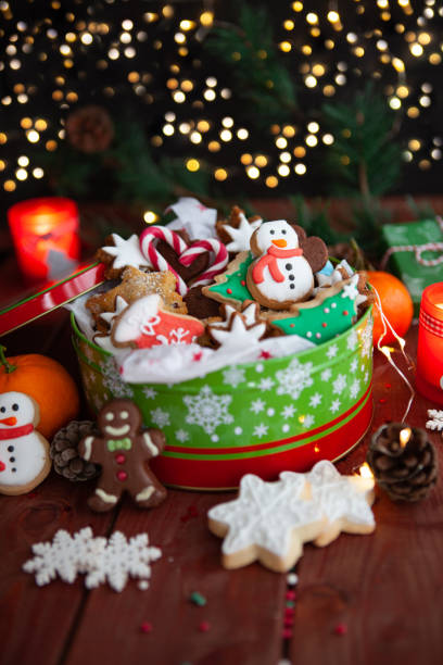 istock Festive cookie jar with cookies 1080871940
