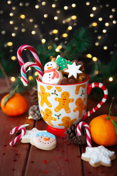 istock Festive mug with cookies 1080872340