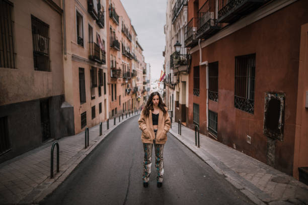 istock Young woman at urban environment 1080890514