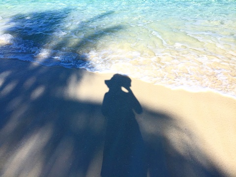 Selfie made on Turks and Caicos island.