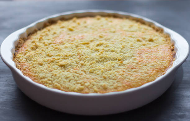 istock freshly baked cottage cheese cake on dark background 1080908244